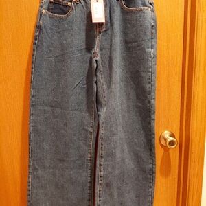 Edikted Blue Denim Pants